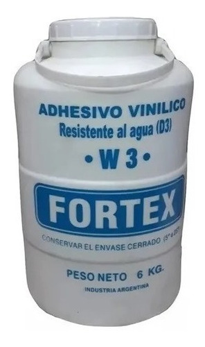 Adhesivo Vinilico Fortex W3 6kg Premium Gavatex