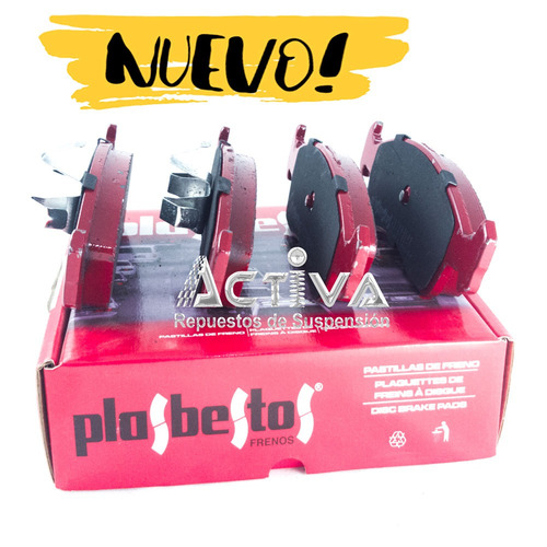 Imagen 4 de 5 de Pastillas Plasbestos Freno Uno Novo Evo Atractive Way Delan