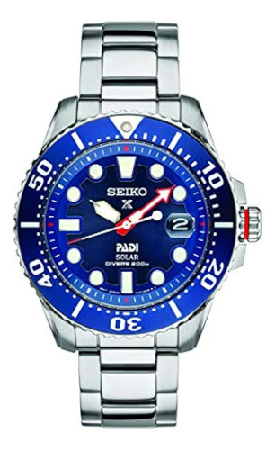 Reloj Seiko Sne549 Prospex Para Hombre, Tono Plateado, 43,5 