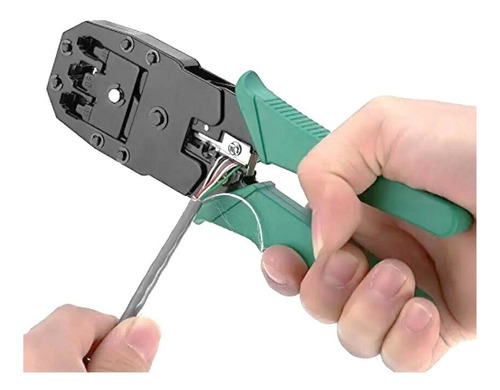 Pinza prensadora de cables de red Rj45 Rj11 Rj12