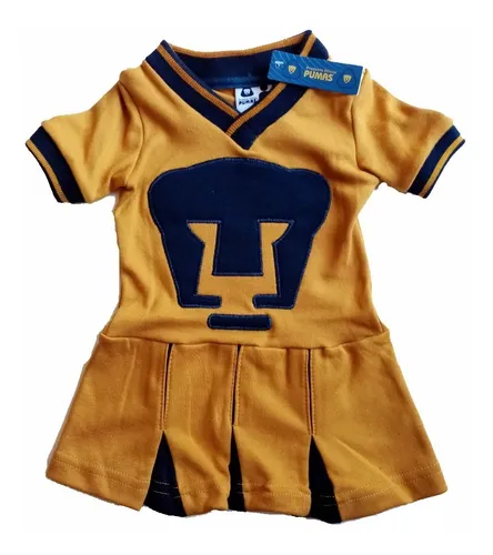 Vestido Porrista Niña Pumas Unam Clasico Vestido Porrista Niña Pumas Unam Clasico