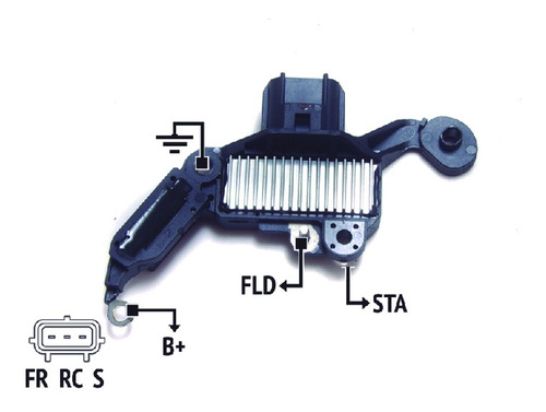 Regulador De Alternador Marelli Ford Escort/focus/mondeo 12v