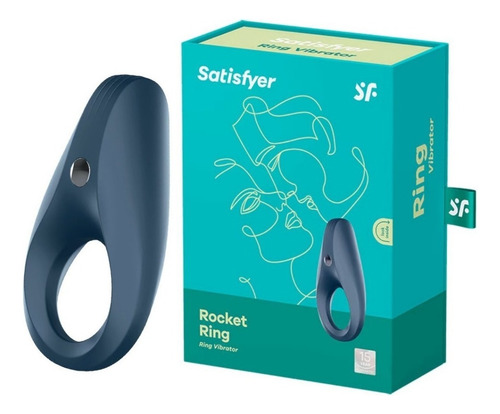 Satisfyer Rocket Anillo Peneano Vibrador Recargable Premium Color Negro