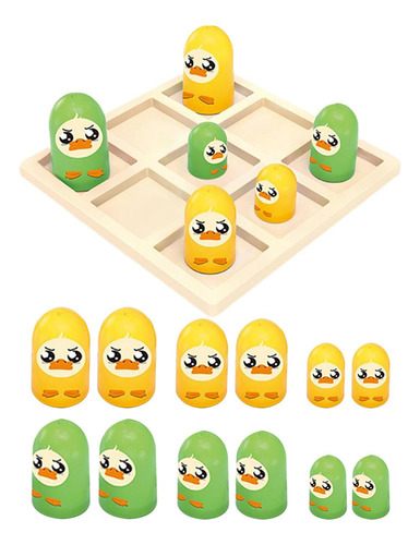 Juego Tic Tac Toe, Juego De Damas, Regalos Únicos Pato