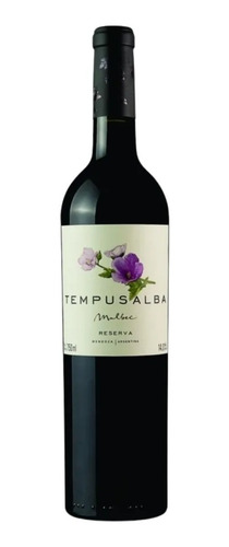 Vino Tempus Alba Malbec 2018 750 Ml Caja X 6