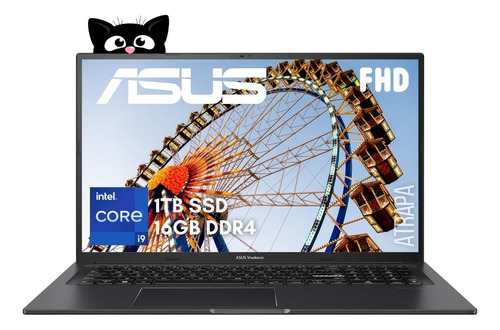 Asus Vivobook Gaming Core I9 13th 1tb Ssd 16gb Fhd Notebook Negro