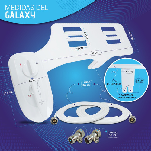 Imagen 9 de 10 de Bidet Universal Para Inodoro Innovador Adaptable Frío/calor!