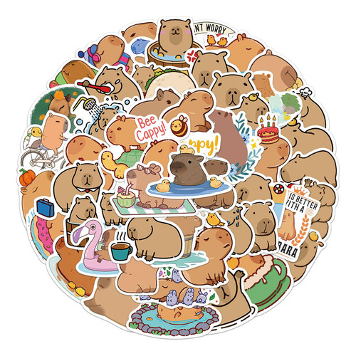 , 2 X 50 Uds. De Pegatinas De De Dibujos Animados,