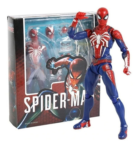 Boneco Homem Aranha Articulado Spiderman Game Jogo Ps4