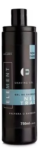 Shaving Gel Element Neutral Da Alfa Look's C/ 750ml
