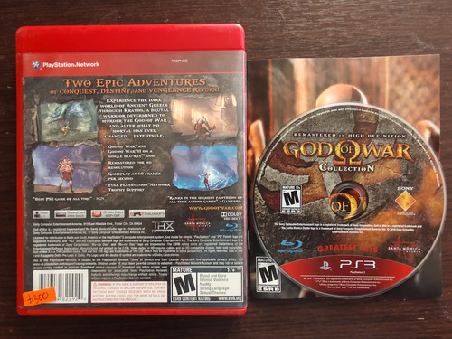God Of War: Collection Sony Ps3 Físico Completo Original