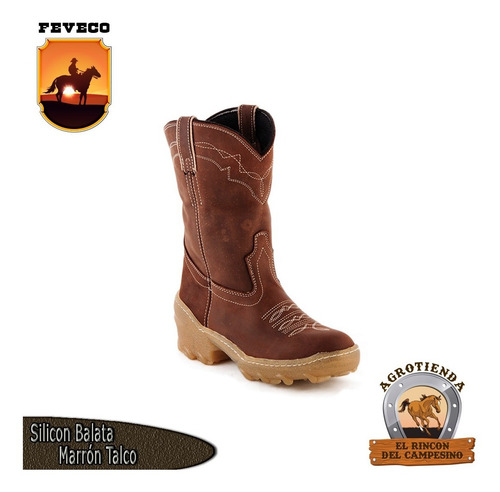 Botas Puro Coleo Feveco Suela Silicon
