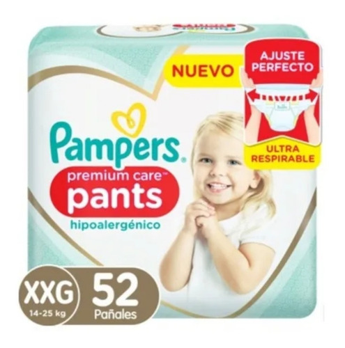 Pañales Pampers Premium Care Pants Xxg X 52