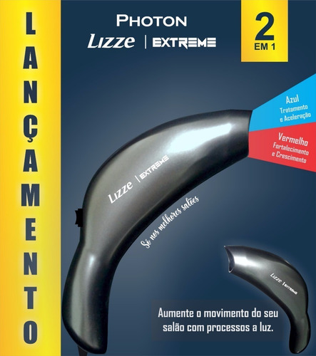Imagem 5 de 10 de Photon Lizze Extreme Laser Capilar Azul/vermelho + Nanofixer