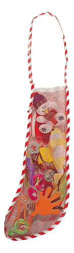 Medias De Navidad Largas De Malla 10 Piezas Decoración Navid