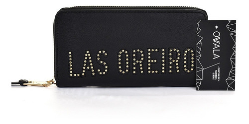 Imagen 7 de 8 de Billetera Las Oreiro Original Mujer Monedero Tarjetero Negra