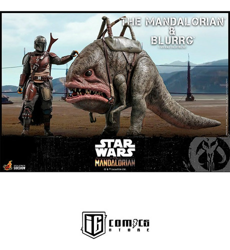 Mandalorian & Blurrg 1:6 Set (hot Toys)