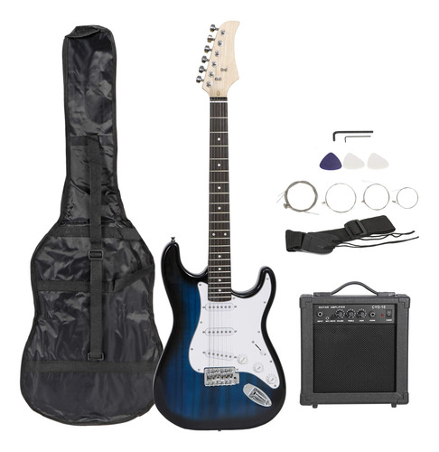 Kit Iniciacion Guitarra Electrica Para Principiante Tamaño