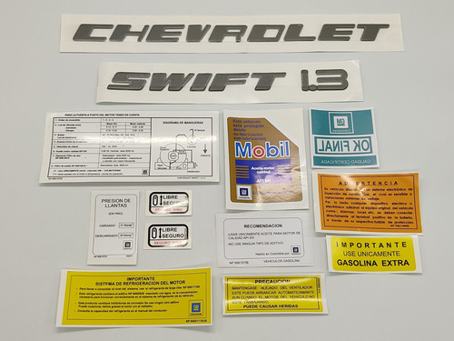 Chevrolet Swift 1.3 Calcomanias