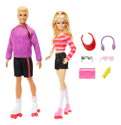 Barbie Muñecos Barbie Y Ken En Patines 65 Aniversario