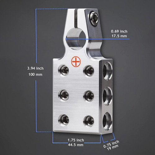 Abrazadera De De 6 Vías Para Automóvil Calibre 1/0 Awg,