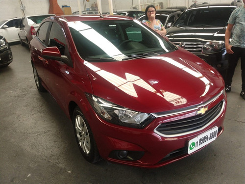 Onix Hatch Lt 1.4 Automatico Flex 8v 2018 Vermelho Un Dona !
