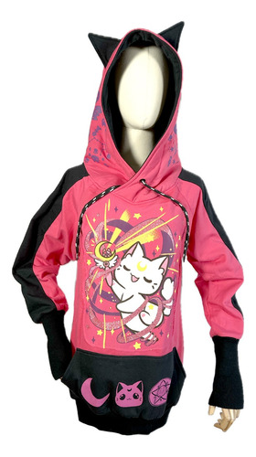 Sudadera Sailor Moon Cat Orejas De Gato Michiverso