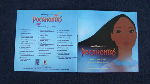 Pocahontas Original Soundtrack  Disney Cd