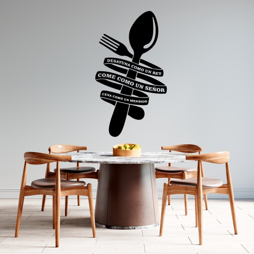 Vinil Decorativo Cuchara Para Cocina Comedor