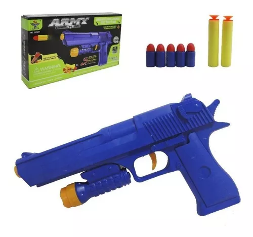 Pistola Lançador Nerf Arma Pistola Atira Dardos Barato