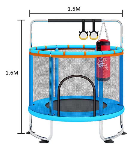 Trampolín Para Niños Trampolín Seguro Con Protección