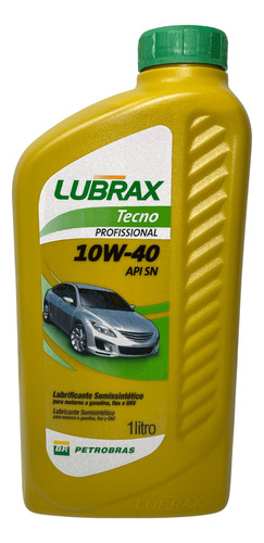 Kit 4l Óleo Motor Lubrax 10w40 Tecno Sn Semissintetico 1l
