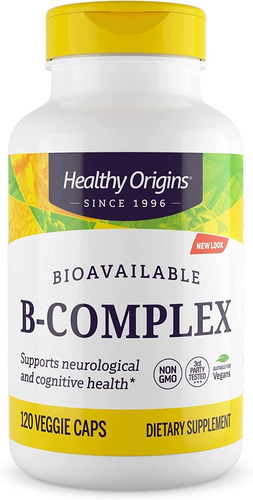 Healthy Origins Complejo B Biodisponible (vitaminas Coenzima