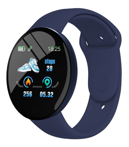 Imagen 1 de 10 de Smartwatch Reloj Fitness Cardiaco Calorias 1 Año De Garantia