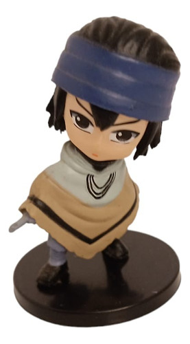 Figura Chibi Anime - Sasuke Con Poncho Naruto Shippuden 