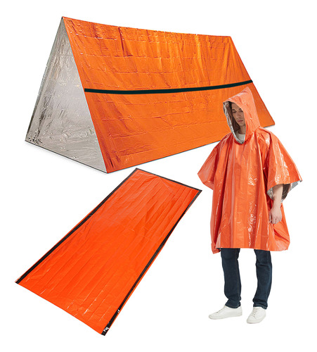 Tenda De Poncho Ao Ar Livre Para Abrigo Impermeável E Caminh