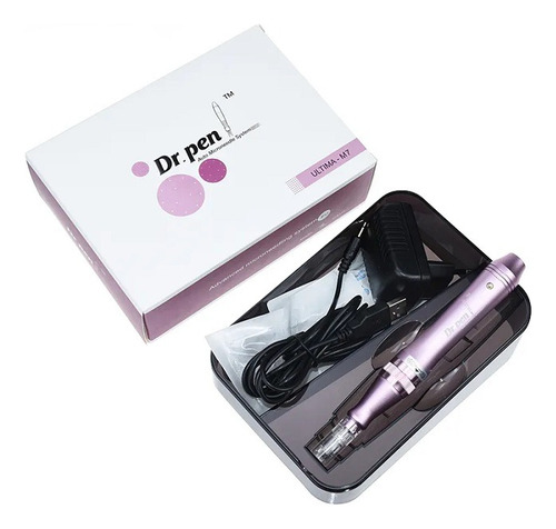 Combo Caneta Dr Pen M7 W Wireless Dermapen Agulha Sobe Desce