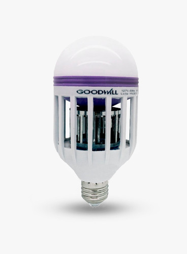 Foco Led 15w Lampara  Mata Mosquitos Insectos 3 Funciones