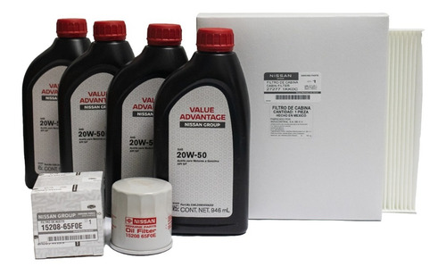 Kit De Afinacion Aceites 20w-50 Para Nissan March 2012-2022