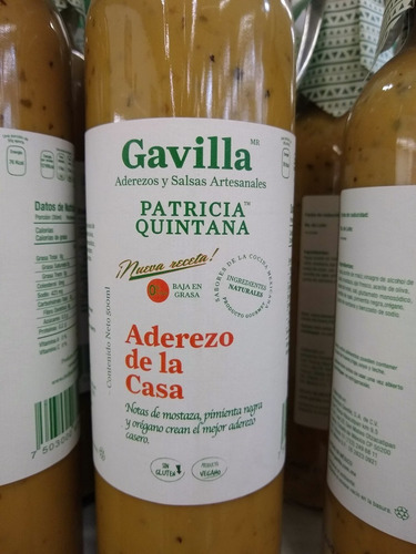 Imagen 5 de 6 de Gavilla Aderezo Casa Mostaza Pimienta Negra Orégano 500 Ml
