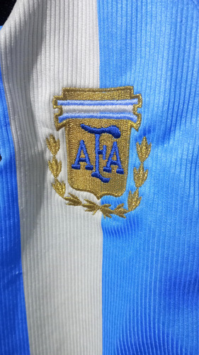 Camiseta Seleccion Argentina C98 Adidas M/larga Talle Niño (Usado)