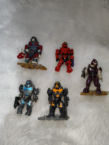 Cinco Figuras Mega Block Halo 6 Halo (Usado)