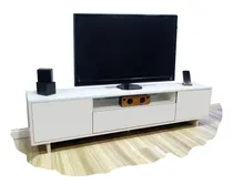 Comprar Mueble Modular Para Tv Vacancy-ii De Mania Muebles Roble Dacar Blanco