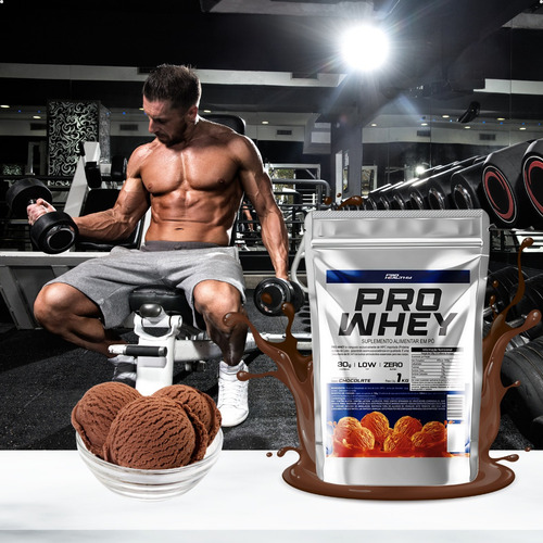 Whey Protein Concentrado 1kg + Pré Hormonal + Bcaa + Brinde