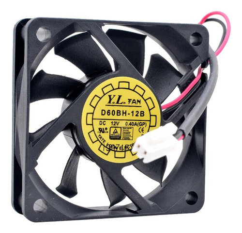 D60bh-12b 6cm 60mm Ventilador 60x60x15mm 6015 Dc12v 0.40a