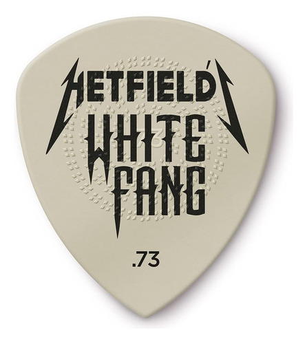 Jim Dunlop Hetfields White Fang Custom Flow .73mm Púas Para