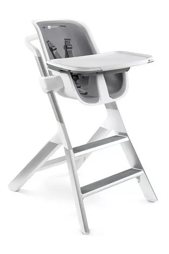 Silla Alta 4moms, Blanco / Gris Con Plato Magnetico