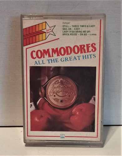 Cassette Commodores All The Great Hits - 1982