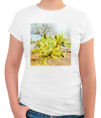 Playera Cuadro Artístico De Agave Arte México