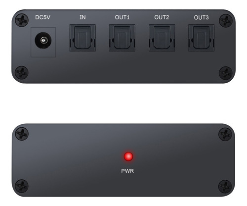 Proster Divisor De Audio Digital Óptico Spdif Toslink